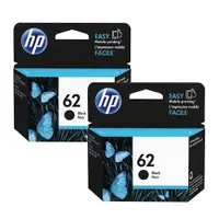 在飛比找PChome24h購物優惠-【2入】HP NO.62(C2P04AA) 黑色 原廠墨水匣