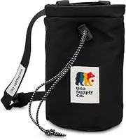 [Oso Supply Co] Classic Chalk Bag for Rock Climbing, Bouldering Chalk Bag Bucket with Quick-Clip Belt, Zippered Pockets and Pouch - Perfect Indoor/Outdoor Rock Climbing Gear Equipment