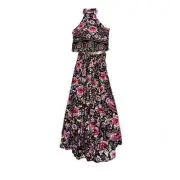 NWT Cynthia Rowley Floral Halter Top & Skirt Set Size Medium