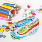 200pcs Braided Cord Jewelry Elastic Cord Beading Elastic Cord