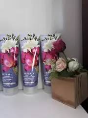 3 New FREESIA BATH & BODY WORKS BODY CREAM LOTION