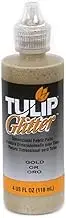 (goldglitter,gold) - Tulip Glitter Dimensional Fabric Paint 120ml-Gold
