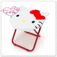 在飛比找買動漫優惠-♥小花花日本精品♥ Hello Kitty 造型椅套折疊椅 