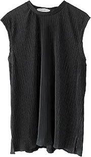 [VgueElegc] Mens Crew Neck Ribbed Knit Tank Tops Male Casual Ribbed Tank Tops Rib Sleeveless Shirt for Men