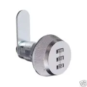COMBINATION ROUND CAM LOCK - IDEAL FOR TOOL BOX FILLING CABINETS DESK DRAWER