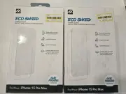 2-Pack ZAGG Hybrid Glass EcoShield Screen Protector For iPhone 15 Pro Max