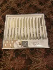 Mikasa Steak Knives, Premium Stainless Steel, Set of 12 Mikasa Steak Knives