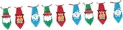 [SHERCHPRY] 9 Pcs Cute Appearance Decorative Items Funny Festival Atmosphere Kids Tie Christmas Necktie Christmas Ties Christmas Sequin Necktie Ties for Kids Sequins Child Decorations