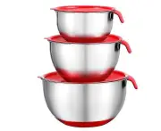 Stainless Steel Mixing Bowls Salad Bowl Non-slipstackable