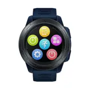 VIBE 5 PRO Color Touch Display Smartwatch Heart Rate Multi-sports Tracking Smartphone with Notifications WR IP67 Watch blue