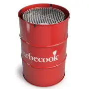 Barbecook® | Edson Barbecue | Barrel BBQ | Charcoal | Firepit | Red