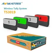 AVMATRIX TS3019 Wireless Multi-Camera Tally System PTZ Remote Control 433Mhz 200