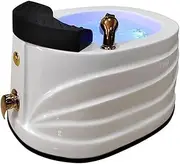 Foot Soak Tub,Extra Large Foot Soaking Tub,Acrylic Foot Spa,Foot Massager Spa,and Foot Massager Foot Bucket,Large Size Foot Soak Tub Bath Basin for Foot Soaking Gold
