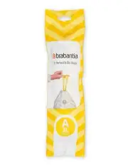 New Brabantia Smartfix Pedal Bin Liner - Code A (3 Litre) 20 Bags / Roll