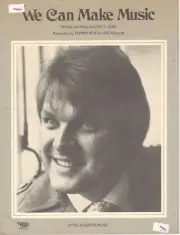 TOMMY ROE "WE CAN MAKE MUSIC" SHEET MUSIC-PIANO/VOCAL/GUITAR/CHORDS-1969-NEW!!