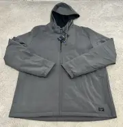 Travis Mathew Mens Jacket Gray Size XL Every Amenity Zip Stretch Golf Outdoor