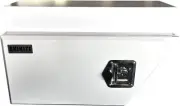 White Steel Underbody Toolbox Side Opening RHS Under Body Under Tray Heavy Duty