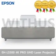 EPSON EH-LS500 White 4K PRO UHD Laser Projector Brand New Sealed - Tracking