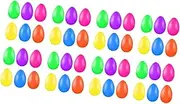 Perfeclan Fillable Easter Eggs Easter Basket Stuffers Lightweight Assorted Colors Practical Gift Bag Fillers for Theme Party Decoration, 48 Pack