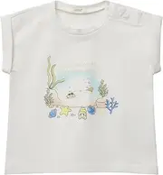 [United Colors of Benetton] Baby Boys' T-Shirt, White, 12 Months