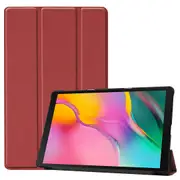 MCC For Samsung Galaxy Tab A7 10.4 2020 Smart Leather Case Cover T500 T505 A 7 [Red Brown]
