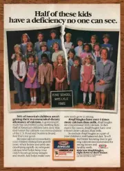 1986 Kraft Singles Vintage Print Ad/Poster Retro 80s Kids School Food Art Décor
