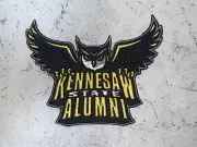 CUSTOM MADE Embroidered Kennesaw State Alumni Patch. IRON ON SEW ON