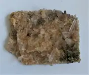 Pink Himalayan Quartz Chlorite inclusion Cluster Natural Crystal 160x130mm