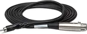 Hosa XLR3F to RCA Unbalanced Interconnect Cable, 3 Feet