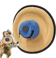 Dog Flying Disc, Soft Canvas Fetch Toy, Interactive Pet Game, Durable Outdoor Exercise Gear, 145g Lightweight Catch Trainer, Bonus Treat Pouch for Small, Medium, Large Breeds
