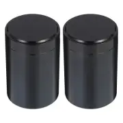 2 Pcs Small Kitchen Canisters Japanese Tea Canister Tinplate Storage Jars