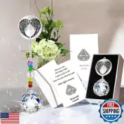 Memorial Gifts Crystal Suncatcher,Unique Sympathy Gifts for Loss of Loved One
