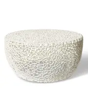 Ishaan Coffee Table Home Decor Living Room Furniture White 80 x 80 x 38cm