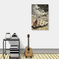 在飛比找momo購物網優惠-【24mama 掛畫】單聯式 油畫布 小提琴 樂譜 藝術 插