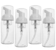 4 Pcs 2oz Travel Sized Foaming Pump Bottles for Hand Soap Shampoo Dispenser