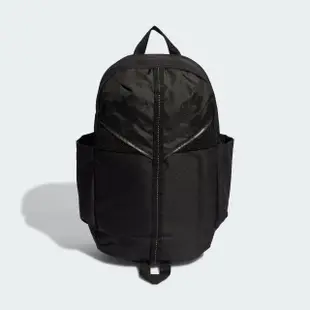 【adidas 愛迪達】後背包 運動包 書包 旅行包 登山 三葉草 BACKPACK 黑 IM1138