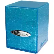 Ultra Pro Deck Box: Satin Cube - Glitter Blue UPR15908