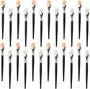 24PCS Sponge Eyeshadow Brush, Reusable Eyeshadow Applicators Professional Eye Shadow Applicator Sponge Detailed Eyeshadow Makeup Sponge for Applying Cream or Liquid Eye Shadows and Lip Colors