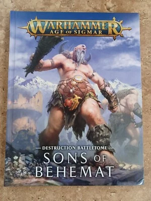 Battletome: Sons of Behemat - Warhammer Age of Sigmar - New! Latest Edition!