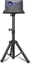 Projector Stand Bedside Tripod Floor Stand Triangular Storage Rack Home Projection Stand ( Color : Black , Size : 100~180cm )
