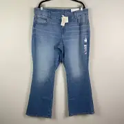 American Eagle Curvy Kick Boot Jeans Size 20 Blue Next Level Stretch