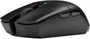 CORSAIR KATAR PRO WIRELESS Gaming Mouse (10,000 DPI Optical Sensor, Lightweight Symmetric Shape, Sub-1ms Slipstream Wireless Technology, Up to 135 hours Battery Life, Six Programmable Buttons) Black