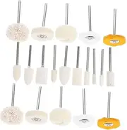 ABOOFAN 50 Pcs Mini Buffing Wheel Polishing Kit Shaped Rotary Tool Accessories for Precision Polishing for Jewelry and Watch Cleaning Abrasive Pads