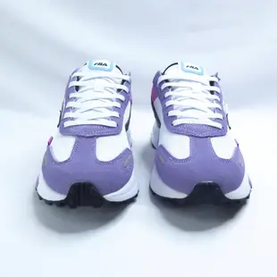 FILA LEVONTE 女款 休閒鞋 運動鞋 麂皮 5C616X152 紫白粉【iSport愛運動】