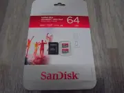 BRAND NEW SanDisk Ultra 64GB(2PACKS ) microSDXC UHS-I Card with Adapter