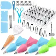 Cake Decorating Kit Turntable Rotating Baking Flower Icing Nozzles Piping Tool