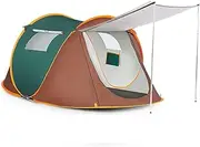 Tent Outdoor Automatic Two-Bedroom one-Bedroom Double Wild Speed Camping Thick Rainproof Camping Tent and Quick Setting Tents Family Tents Mountain Backpack Tents Beach Tents