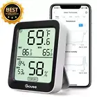 Bluetooth Hygrometer Thermometer – Indoor Greenhouse Temp Monitor, App Control