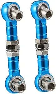 GANAZONO 2Pcs Adjustable Rc Pull Rod Linkage Steering Tie Rod for Rc Car Truck Corrosion Resistant Ball Head Material Easy Installation