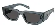 Prada PR 09ZS 17T08Z Men's Sunglasses Blue Size 54